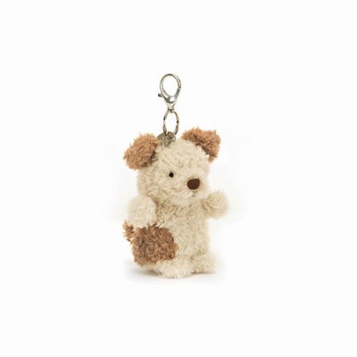 Jellycat Little Pup Bag Charm Dog New Zealand | JLBXK7041